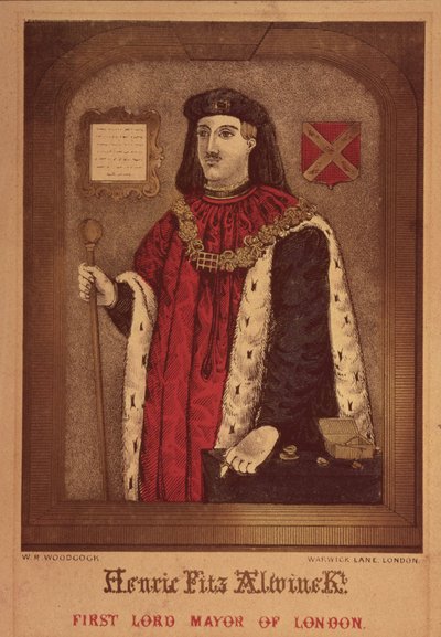The First Lord Mayor of London by W. Woodcock by English School